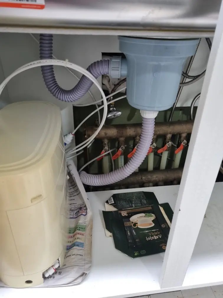 싱크대 막힘 해결 1